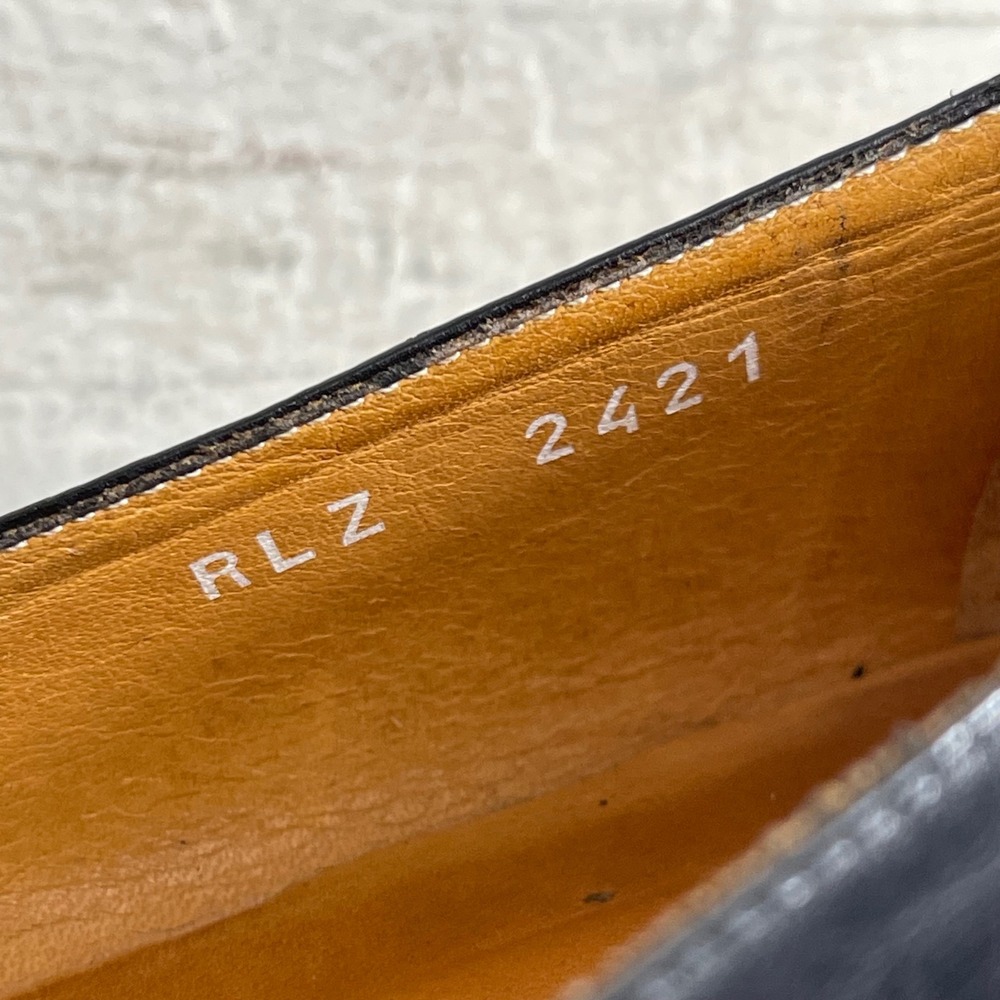Ralph Lauren 4904 Black Leather Ballet Flats Slip On Women 6.5 AA Made in Italy - Picture 9 of 12